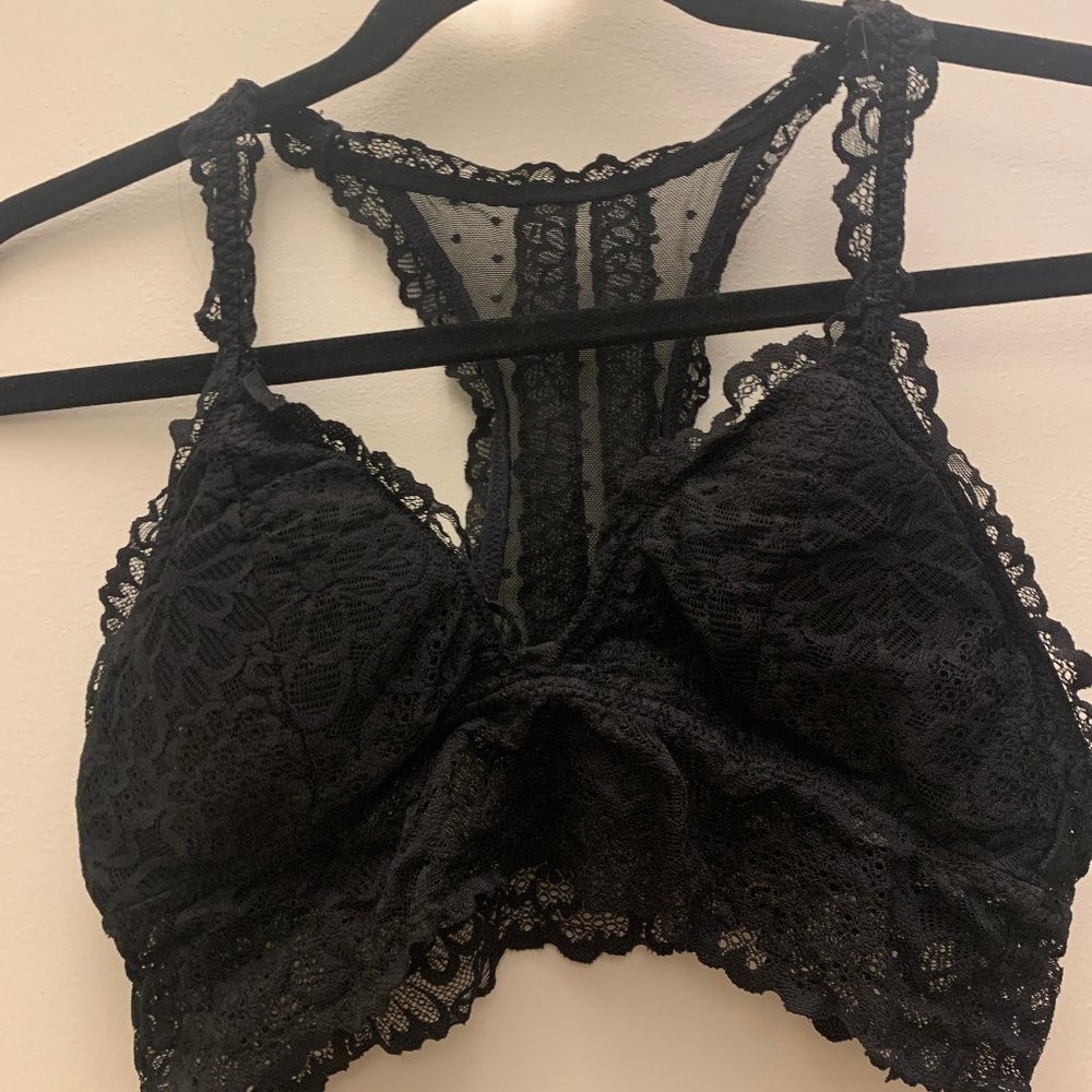 Super Cute Aerie Black Bralette Size: Medium